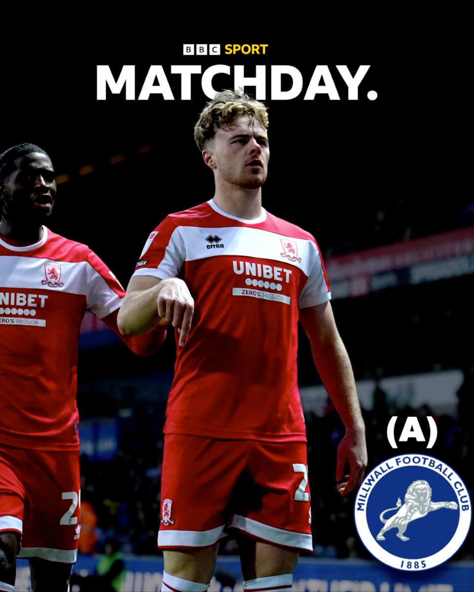 BBC Sport Tees (@bbcteessport) on Twitter photo A trip to the Lions' Den π¦
π΅ Millwall π Boro π΄
ποΈ The Den
β° KO 15:00
ποΈ <a href="/pauladdo/">Paul Addison</a>
π£οΈ <a href="/MarkosDiSantos/">Mark Drury</a> & <a href="/nmaddo/">Neil maddison</a>
#Boro | #UTB | #BBCFootball A trip to the Lions' Den π¦
π΅ Millwall π Boro π΄
ποΈ The Den
β° KO 15:00
ποΈ <a href="/pauladdo/">Paul Addison</a>
π£οΈ <a href="/MarkosDiSantos/">Mark Drury</a> & <a href="/nmaddo/">Neil maddison</a>
#Boro | #UTB | #BBCFootball