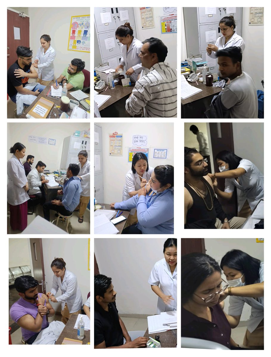 SJHDELHI's tweet photo. BMWM unit @SJHDELHI during #swachchtapakhwada conducted an Awareness activity for Faculty, SRs, PGs on BMWM Rules and Segregation and a special drive of Health checkup and Vaccination camp for first year PGs. https://t.co/4iNZTr4Js9