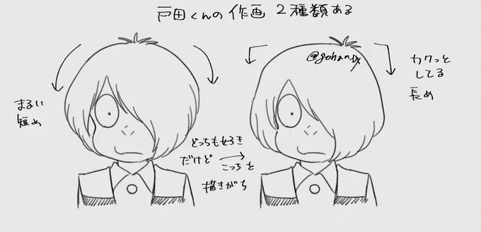 戸田君の髪のはなし 