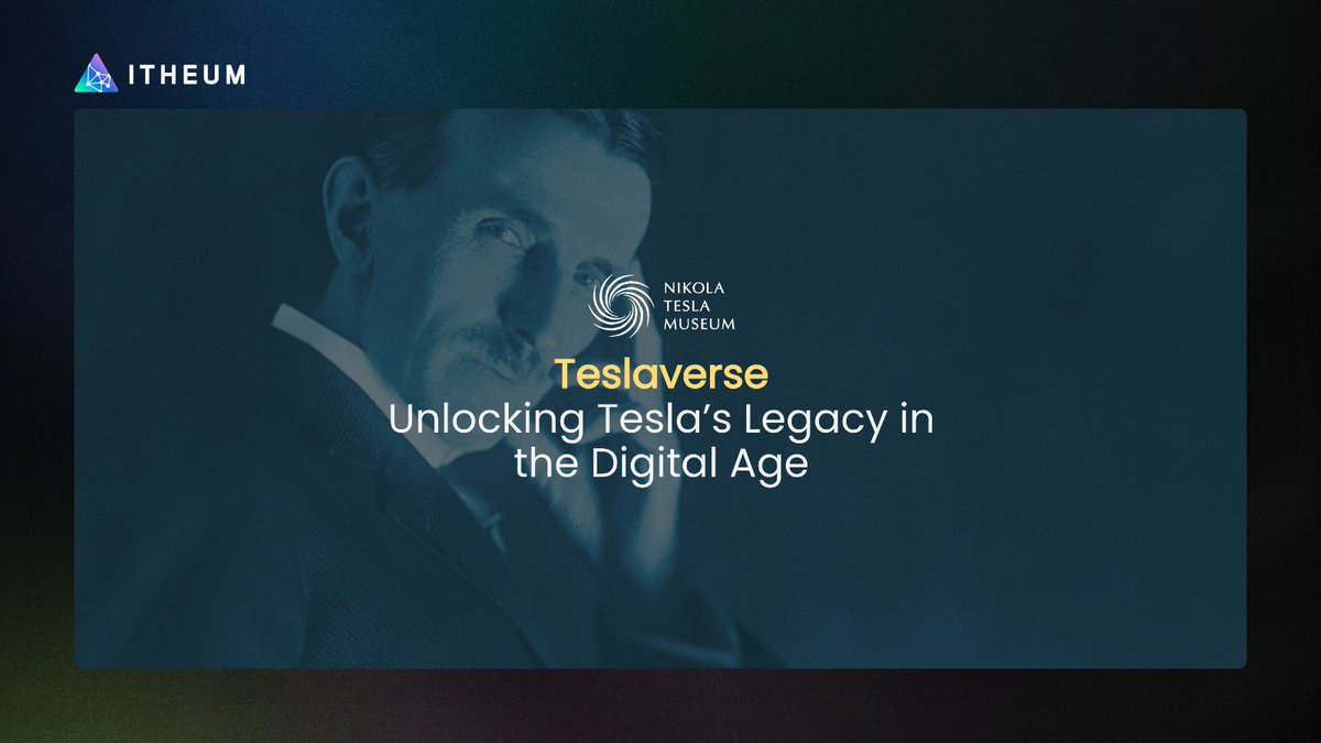 Teslaverse is live.⚡️

A collaboration between the Nikola Tesla Museum and ICI D Services, Teslaverse uses Itheum’s technology to preserve Tesla’s legacy through a unique Data NFT collection. Each edition is a "digital time capsule" — a piece of history on the blockchain.