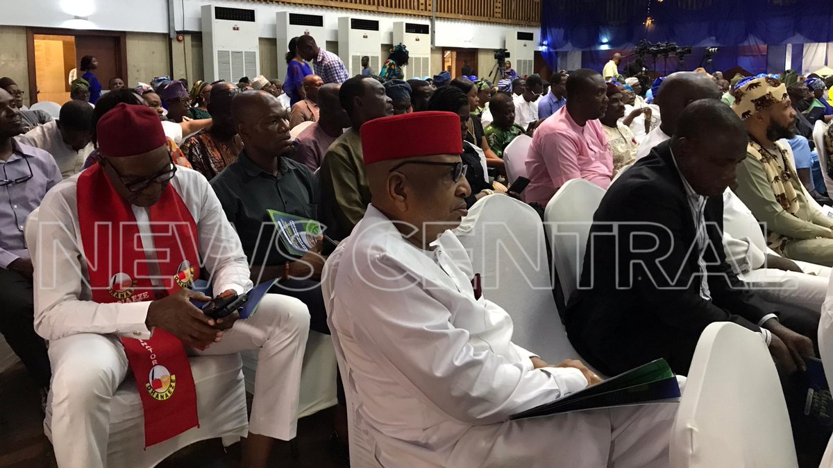 [IN PICTURES]: Dignitaries, such as Peter Obi, Oby Ezekwesili, have gathered at the Muson Centre to celebrate the life and legacy of Chief Ayo Adebanjo at his 97th posthumous birthday in Lagos State.