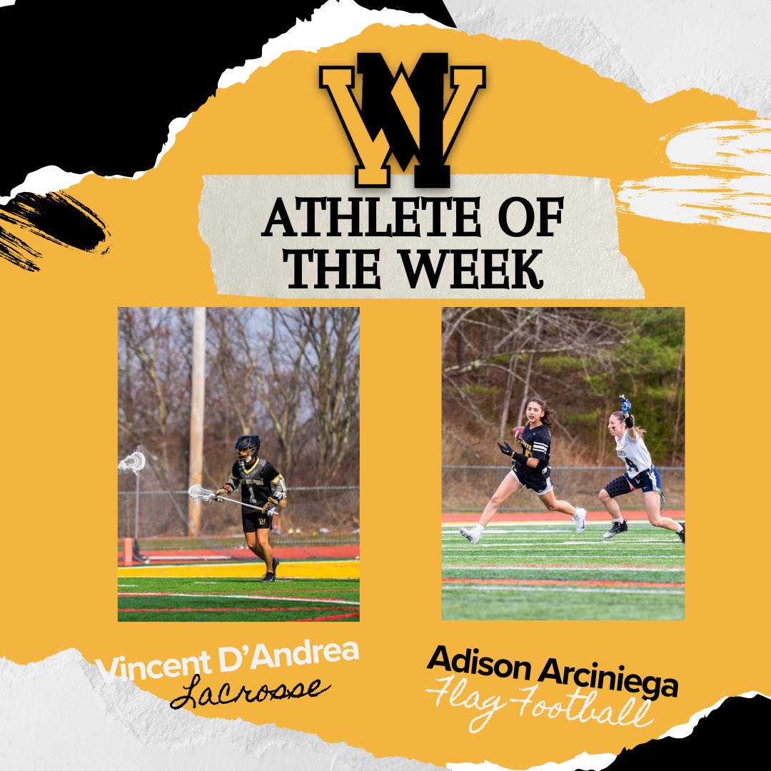 WM Varsity Club (@varsityclubwm) on Twitter photo ๐จ๐จ๐จ๐จ๐จ๐จ๐จ๐จ๐จ๐จ๐จ๐จ๐จ๐จ
AOTW WINNERS
3/31 - 4/5
<a href="/WMBoysLacrosse/">WM Boys Lax</a> , Vincent DโAndrea ๐ฅ
Girls Flag Football, Adison Arciniega ๐
#BeHereBeHerd <a href="/WMAthleticDept/">WMAthletics</a> <a href="/wmhometownpride/">WM Hometown Pride</a> ๐จ๐จ๐จ๐จ๐จ๐จ๐จ๐จ๐จ๐จ๐จ๐จ๐จ๐จ
AOTW WINNERS
3/31 - 4/5
<a href="/WMBoysLacrosse/">WM Boys Lax</a> , Vincent DโAndrea ๐ฅ
Girls Flag Football, Adison Arciniega ๐
#BeHereBeHerd <a href="/WMAthleticDept/">WMAthletics</a> <a href="/wmhometownpride/">WM Hometown Pride</a>