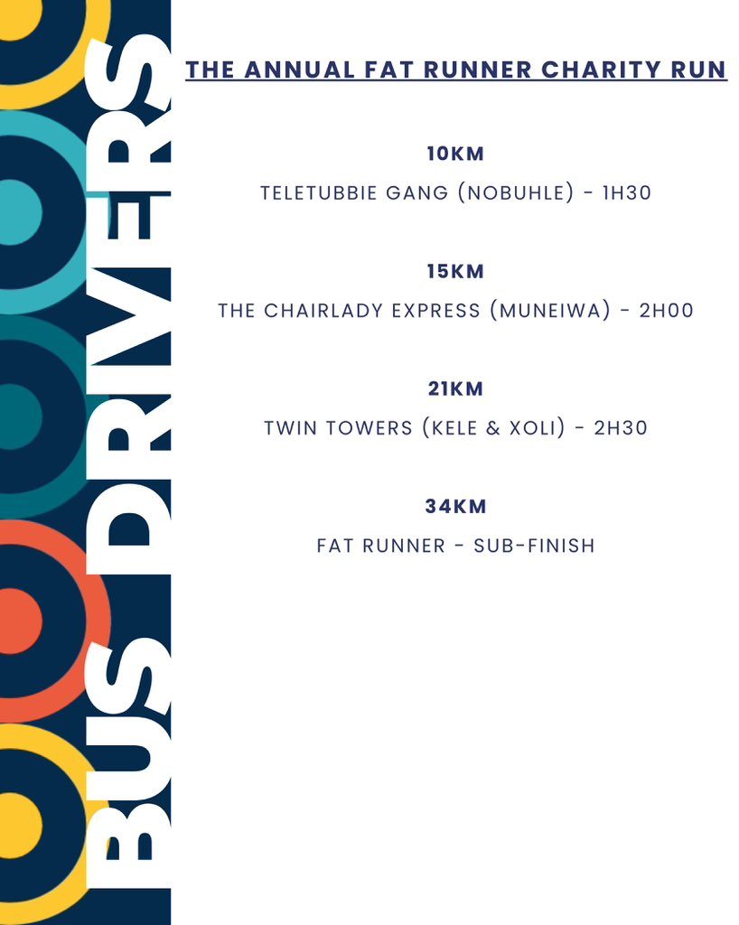 waterfallcityac's tweet photo. It’s finally time for the annual FAT RUNNER CHARITY RUN! 😅🥳

Join us this coming Saturday as we celebrate #TheFatRunner Mpumi’s birthday and run for a good cause 😁

📍Polofields crossing 
⏰05H30
📅 12/04/2025
5km.10km.25km.30km.34km

RSVP⤵️ https://t.co/vYnxA2tPEL