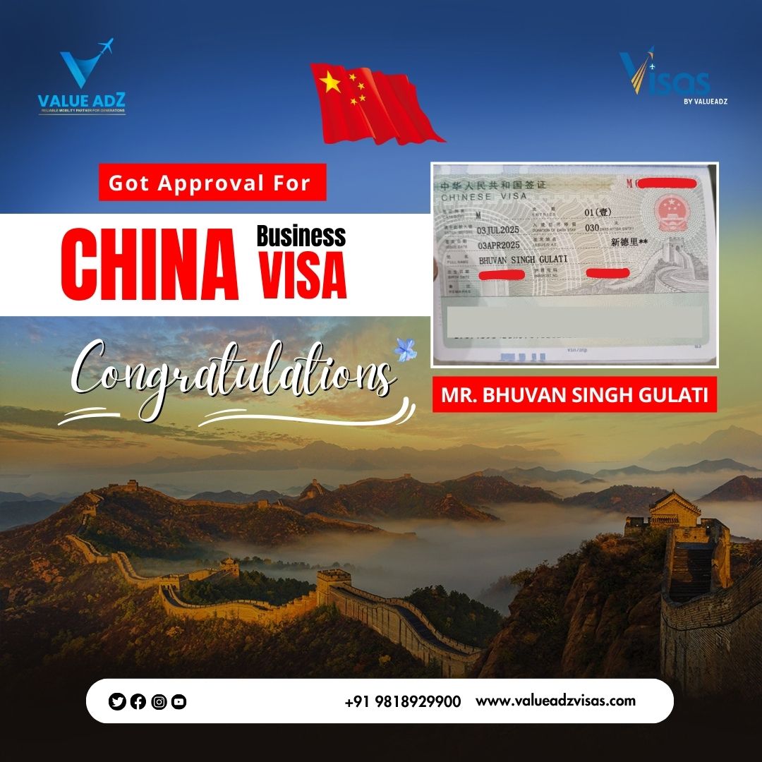 ValueadzVisa's tweet photo. 🎉 Big Congratulations from all of us at Value Adz on securing your China Business Visa! 🇨🇳✨
📞 +91-9818929900
🌐 https://t.co/v0Vi4eNNgB

#VisaSuccess #HappyCustomer #CustomerAppreciation #ValueAdz #BusinessVisa #ChinaVisa #VisaExperts #GlobalOpportunities #SuccessStory https://t.co/BEoTlXMGlB