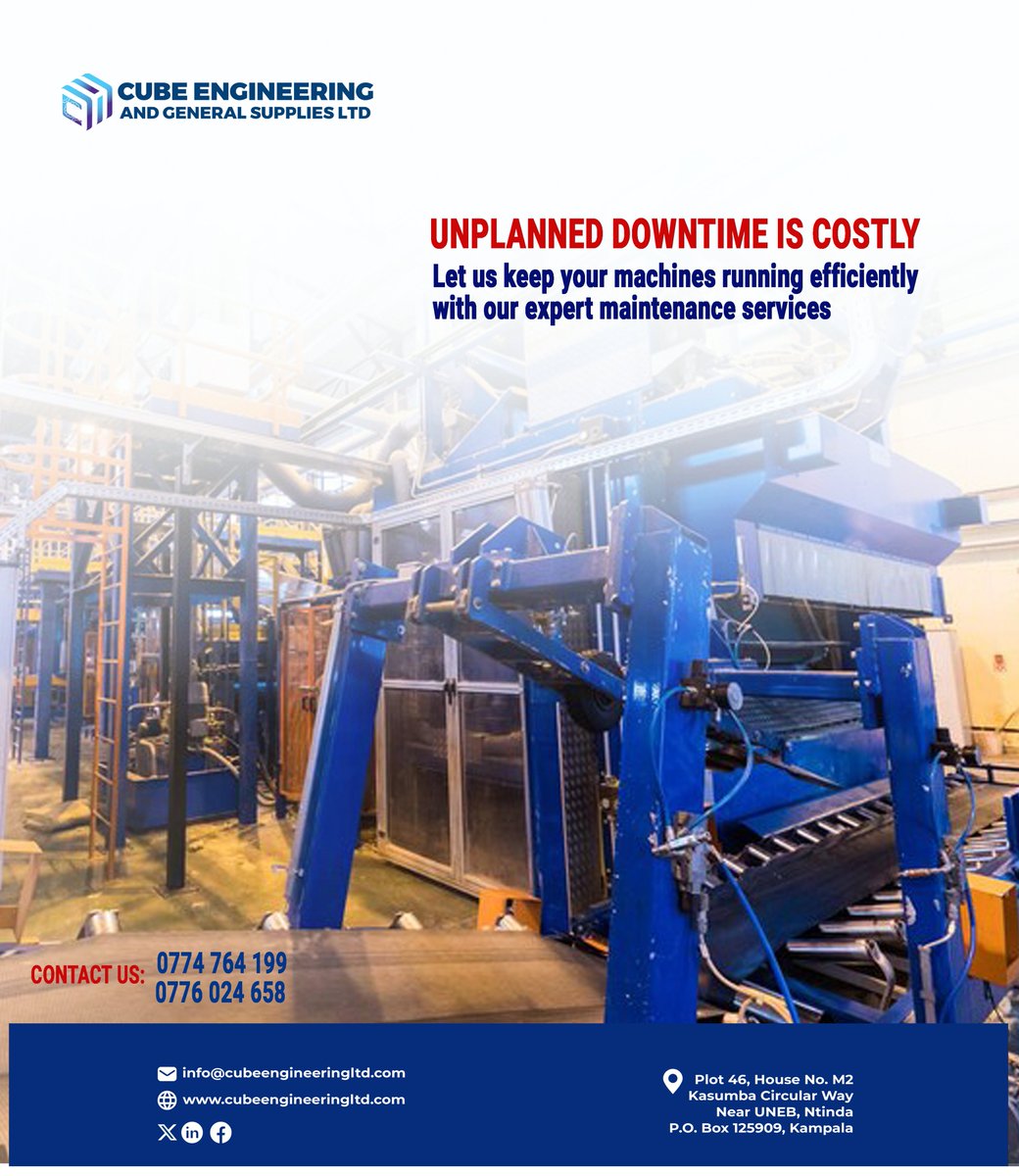 Experiencing unexpected break downs in your production lines? We are the solution. Reach out to us now
