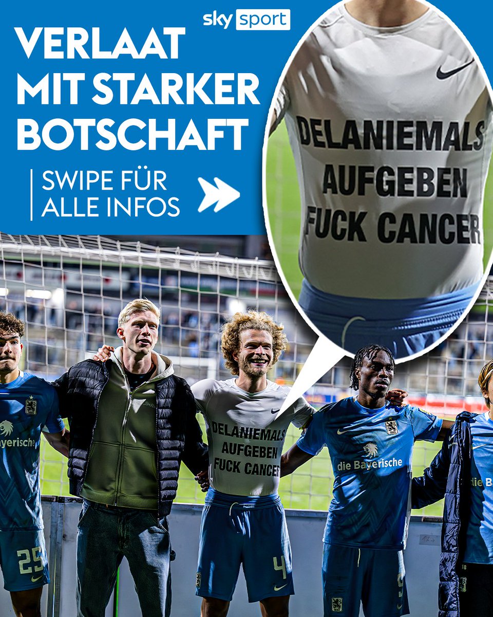 SkySportDE's tweet photo. Tolle Botschaft in einer schweren Zeit! 👏 🙏
#SkySport #Verlaat #Diekmeier https://t.co/fjJnUqOXWJ