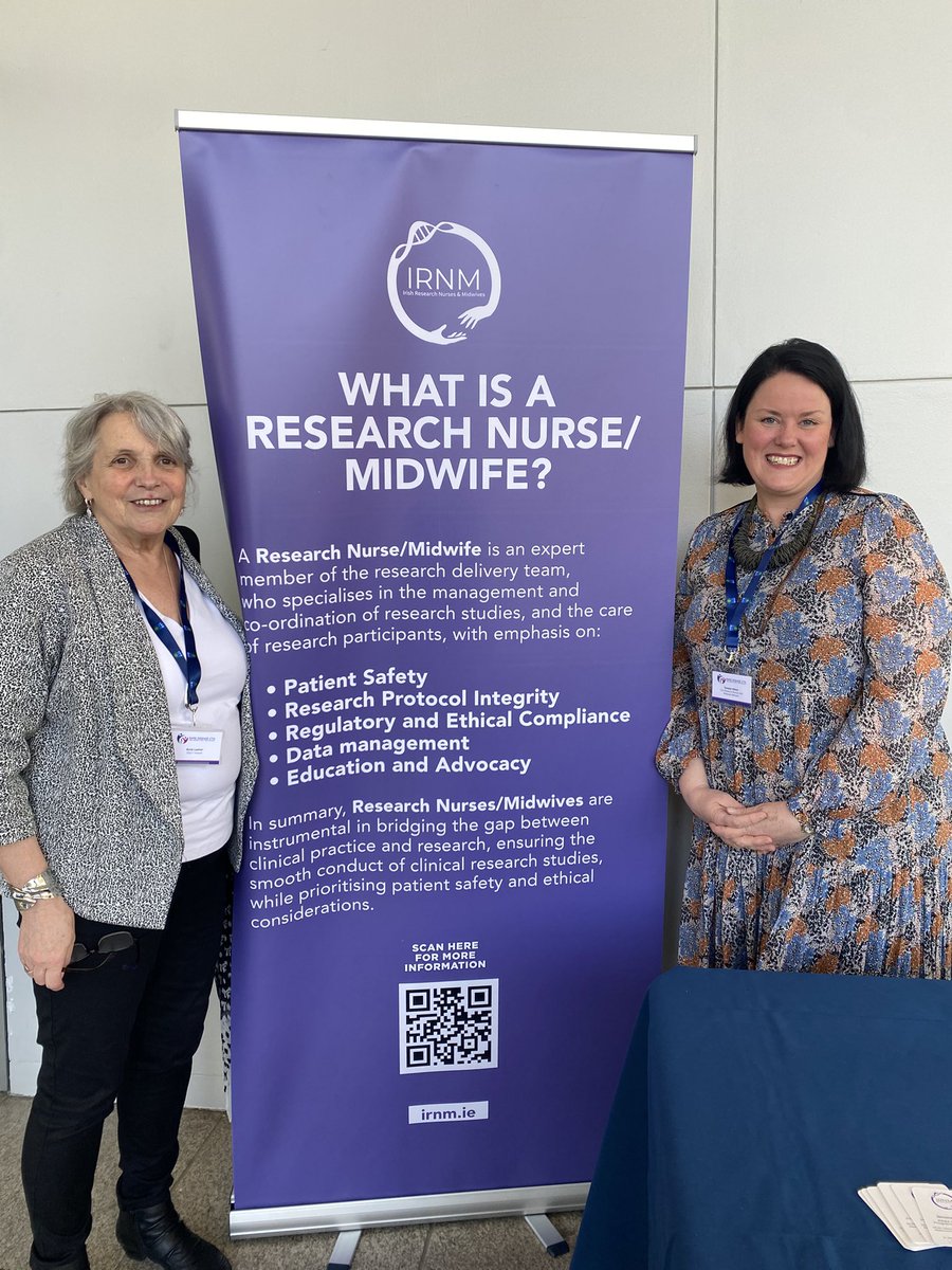 Irish_RNM's tweet photo. @Irish_RNM Chair @simonewalshRGN chatting with IRNM friend Anne Lawlor, of @22Q11_Ireland at today’s @RareDiseasesIE conference.
#BuildingResearchCapacity
#IRNM25 https://t.co/dP4BzrMwS7