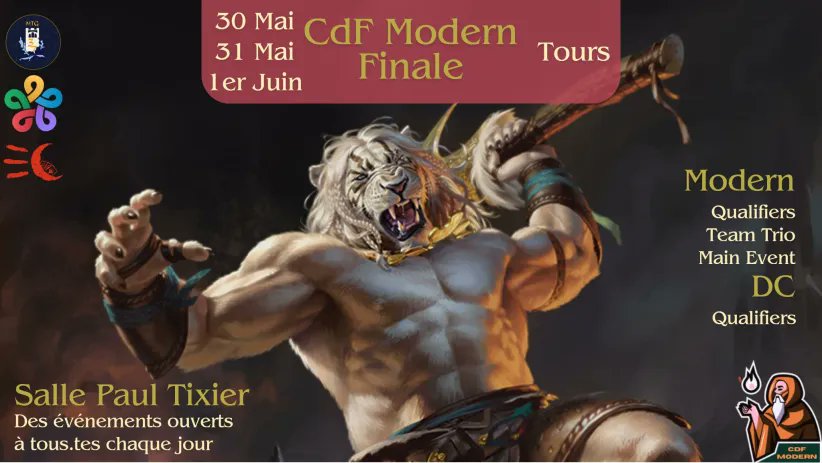 CDFModernFR's tweet photo. @CardmarketMagic is sponsoring the finals !

Very proud and happy to see different supports for a french homemade event 😎.

More goodies and prices for the players it means, a huge thanks to CardMarket to help us 🤗.

See you the 30 May 😁

https://t.co/9c8XOM7bej https://t.co/6wstZ8Jujb