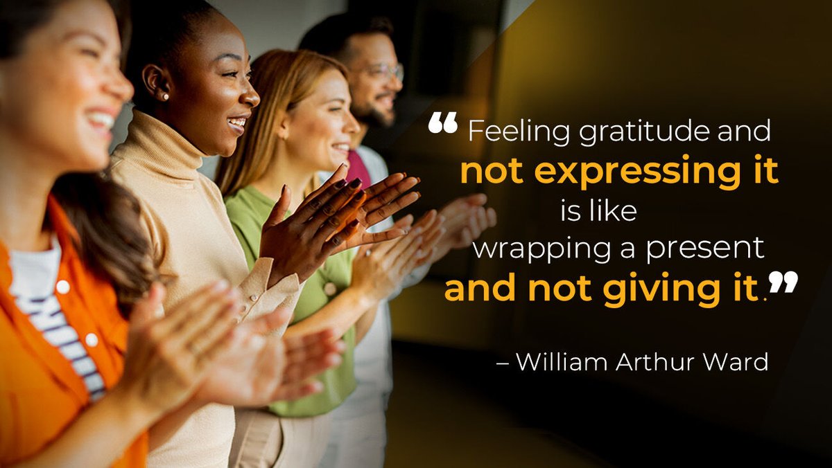 biworldwide's tweet photo. The research is clear that people who receive recognition are happier and more productive at work, but we’ve also learned that the people who GIVE the recognition benefit in many of the same ways.

Click to learn 6 benefits of showing gratitude at work.

https://t.co/Tq3ns3prbP https://t.co/uRSW6Z8BIy