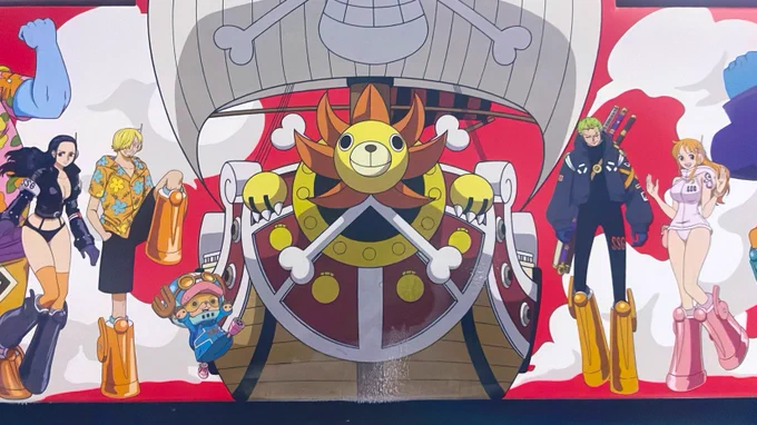 アイスクリームセット!外箱ルフィがバーンって飛びてでるのめっちゃ可愛いー #ONEPIECE #サーティワンに麦わらの一味上陸 