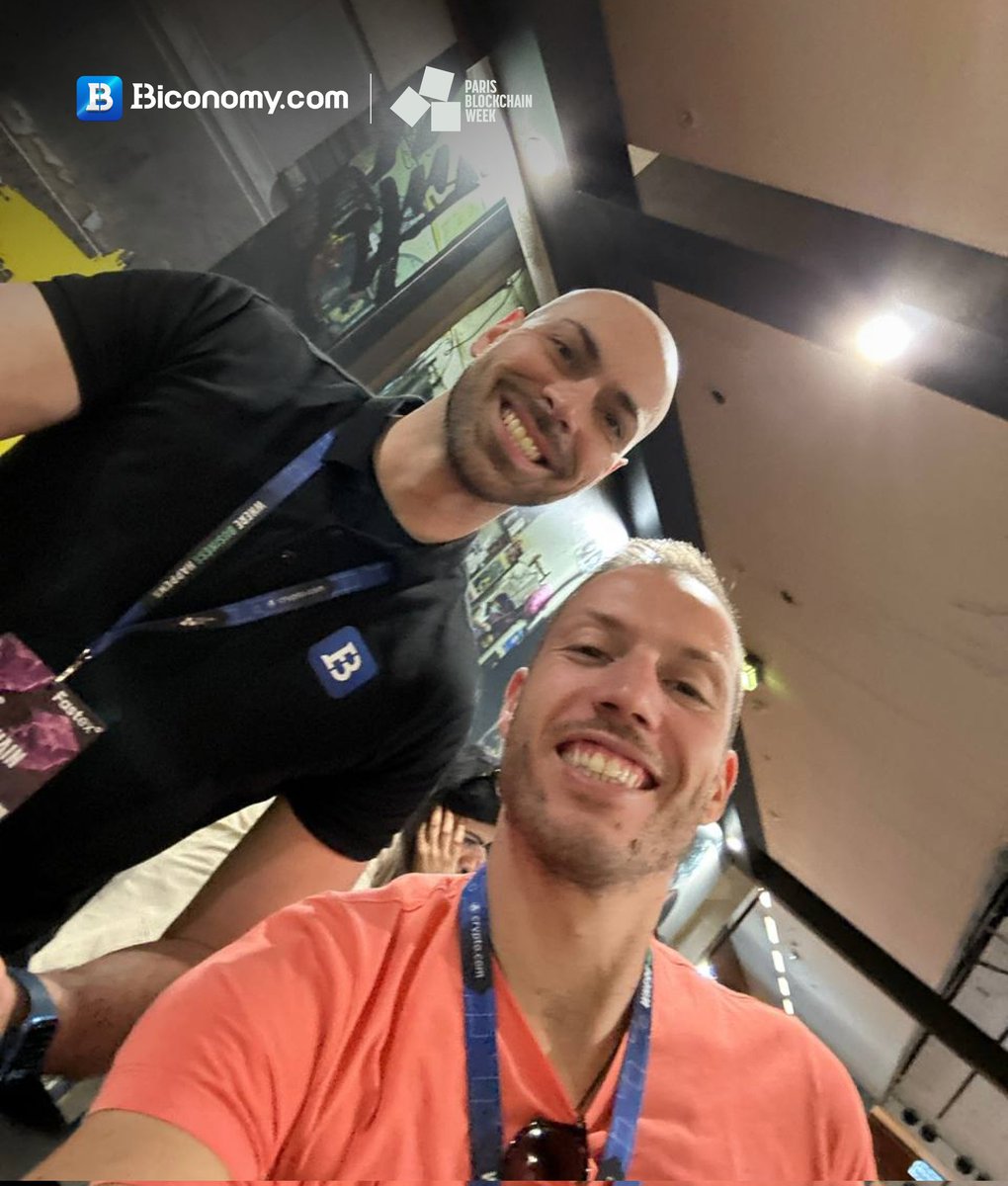 BiconomyCom's tweet image. Our VP Breno had an amazing time connecting with fellow industry leaders at Paris Blockchain Week! 🤝 @AlphaAdvisories, @Cointelegraph, @cryptocom, @ParisBlockWeek

It was a pleasure meeting such inspiring minds, sharing ideas, and discussing exciting opportunities for…