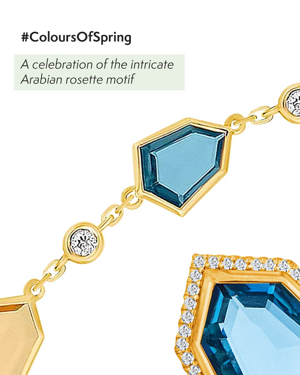 DamasJewellery's tweet image. مع تركيزها على التماثل والأنماط الهندسية المعقدة، تمزج هذه المجوهرات العصرية الألوان لتخلق طيفًا غنيًا من مجموعات الأحجار الكريمة النابضة بالحياة. متوفرة الآن في متاجر داماس 

#ColoursOfSpring #SpringByDamas #DamasJewellery #HouseOfJewelleryDesign