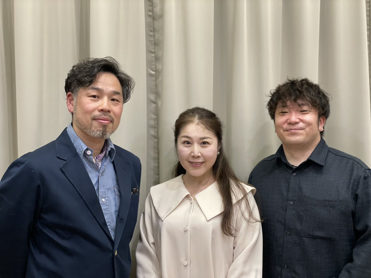 bexceed's tweet photo. 【あと❷日❗️】

4/12(土)16時開演
『GAME MUSIC on BRASS in MEGURO』

素晴らしいゲストの御三方をお迎えし最終リハーサルも無事終了👏

赤池優さん(ソプラノ)
田口昌範さん(テノール)
高田智士さん(バリトン )

#FINALFANTASY6 
「オペラ マリアとドラクゥ」

圧巻のラストをどうぞお楽しみに‼️ https://t.co/zf55B0M7DV