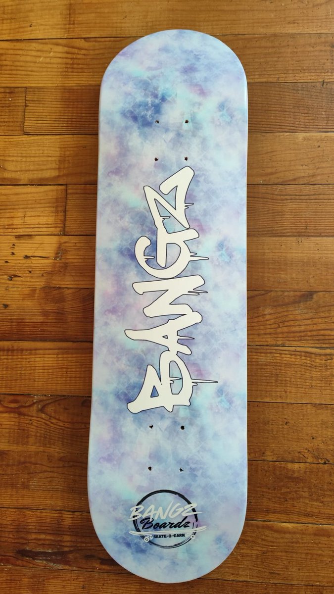 BangzBoard's tweet photo. 🛹BANGZBOARD #Phygital Sk8
💥Model: Design Jade
🤜Size 8.25 inch
💚100% Canadian Maple Wood
🌬Edition: 10/10
👀Bonus #Skate2earn: Rewards X2
#BANGZ $BANGZ #Sk8 #Skateordie
#Vechain $VET #VeFam #RWA
#SQUAD #VNFTs #VeChainHasNFTs #Phygitals https://t.co/YzQkO6VXnd