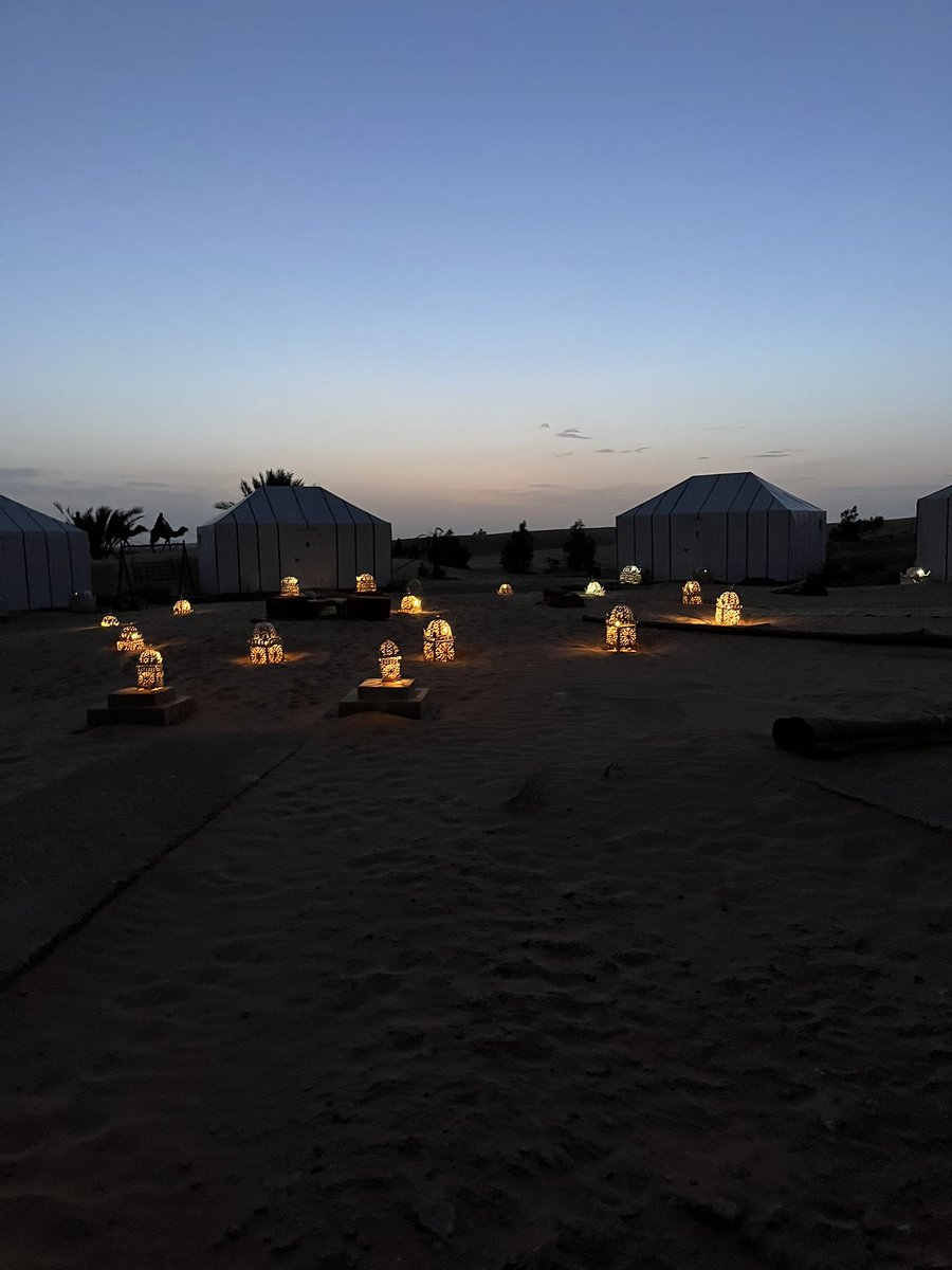 PeterboroughTra's tweet photo. Sunset in the Sahara heading back to our desert camp https://t.co/Yoc2j60BJF