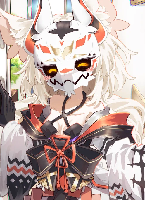 #きつねの日 うちのお狐様をご覧ください 