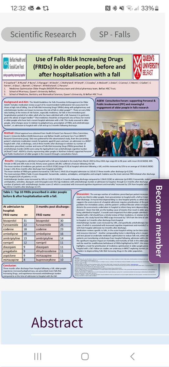 ĐulaAlićehajić-Bečić (@dula79) on Twitter photo President's <a href="/JKDhesi/">Jugdeep Dhesi</a> Poster round <a href="/GeriSoc/">British Geriatrics Society</a> #BGSConf starting us off <a href="/CrawfordPaulah/">Paulah.crawford@belfasttrust.hscni.net</a> addressing the strategies planned to address the increase in prescribing of fall risk increasing drugs (FRIDs) on hospital discharge President's <a href="/JKDhesi/">Jugdeep Dhesi</a> Poster round <a href="/GeriSoc/">British Geriatrics Society</a> #BGSConf starting us off <a href="/CrawfordPaulah/">Paulah.crawford@belfasttrust.hscni.net</a> addressing the strategies planned to address the increase in prescribing of fall risk increasing drugs (FRIDs) on hospital discharge