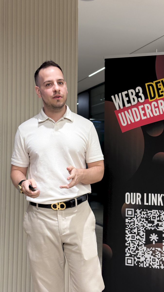 JohnnyTime 🤓🔥 (@realjohnnytime) on Twitter photo What a great night at the Web 3 Developers Underground Meetup <a href="/Web3_Devs/">Web3 Devs Underground</a> 🚀 Had the honour to be a speaker at the event, talk about Web3 security and connect with some great professionals in the industry in person🤝Definitely excited to speak at more meetups to come🎙️ What a great night at the Web 3 Developers Underground Meetup <a href="/Web3_Devs/">Web3 Devs Underground</a> 🚀 Had the honour to be a speaker at the event, talk about Web3 security and connect with some great professionals in the industry in person🤝Definitely excited to speak at more meetups to come🎙️