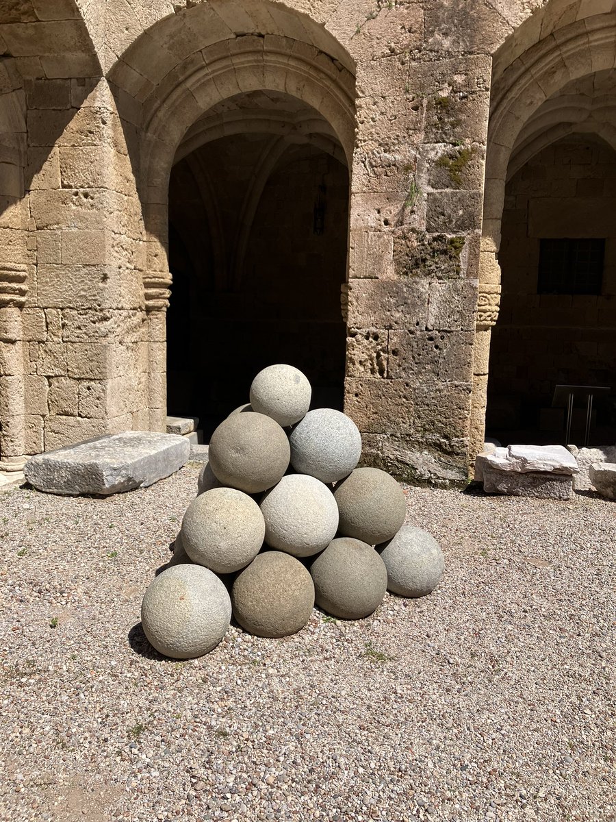 alexhouen's tweet image. I’m in Rhodes, Greece, and just convinced my daughter that these are some of the Parthenon marbles 💪#dadjokes