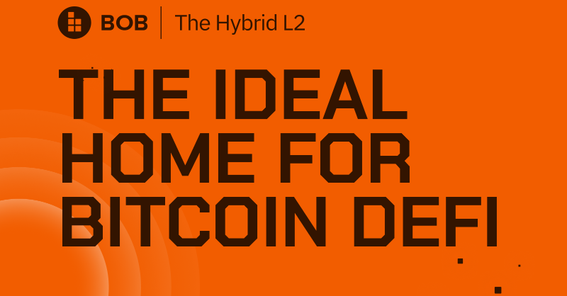 build_on_bob's tweet photo. BOB is the best place to use BTC and BTC LSTs in DeFi, secured by Bitcoin.