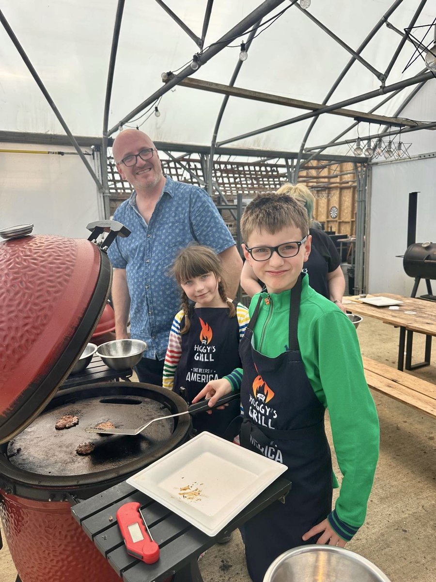 HoggysG's tweet photo. Our first โKids Eat Freeโ Ultimate Burger Class of the Easter break was a hit! ๐ We're firing up the grill again next Wednesday (16th April) - book now via the link in our bio ๐๐ป
#hoggysgrill #bbqschool #kidseatfree #easterholidays #ultimateburger https://t.co/hkSbufmr3B