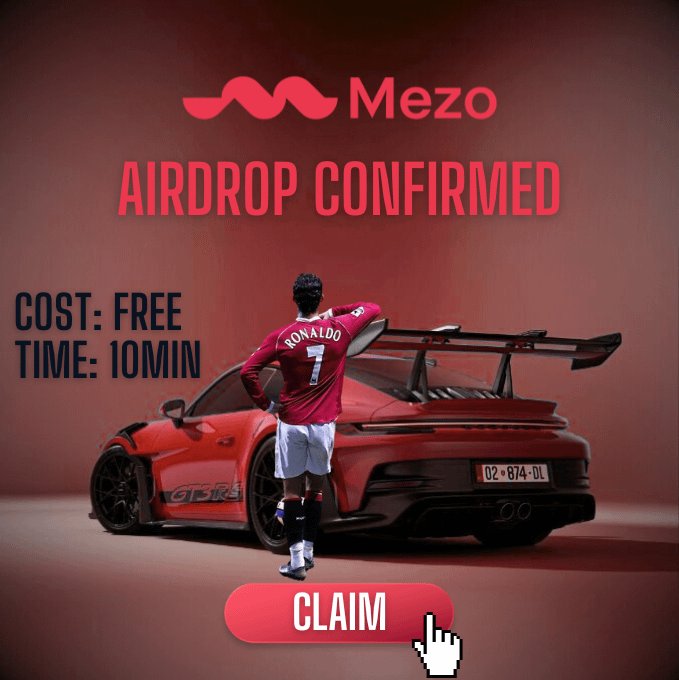 $MEZO officially CONFIRMED airdrop!

Don't miss the opportunity to earn from $3000

All you need is 10 minutes of your time

Just watch this step by step video guide🧵👇