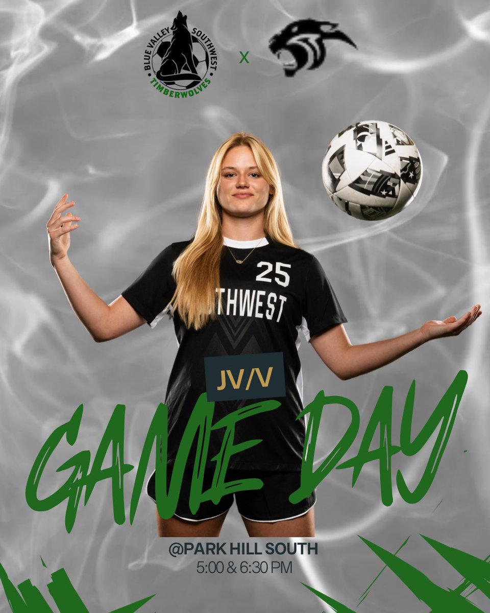 SWGirlsSoccer's tweet photo. JV/V headed to Riverside tonight! Looking to bring some wins back from MO. #protectthepack https://t.co/ZoM08mnsXR