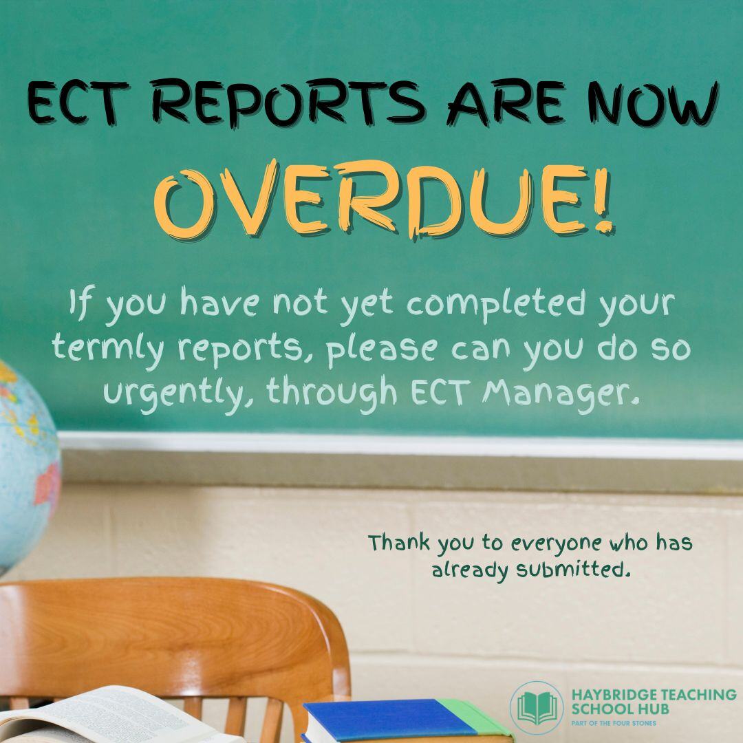 HaybridgeTSH's tweet image. We still have a number of reports outstanding. Please can these be completed, with a digital signature, as a matter of urgency. 
Thank you.

#ECT #ECF #inductiontutor #mentor #sandwell #dudley #teach #haybridgetsh