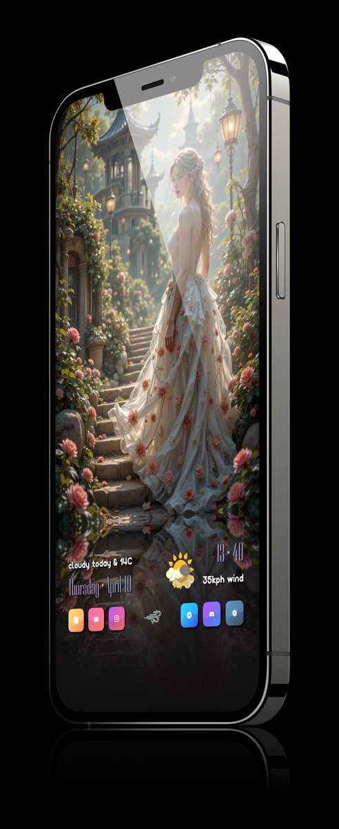 EliseMihael's tweet image. The essence of beauty…🎀🌸💗😘
Icons: SethStefan 
Mock-up: @screenshot_pro 
Wallpapers and widgets: me
#jailbreak #Dopamine #iOS16 #AIart