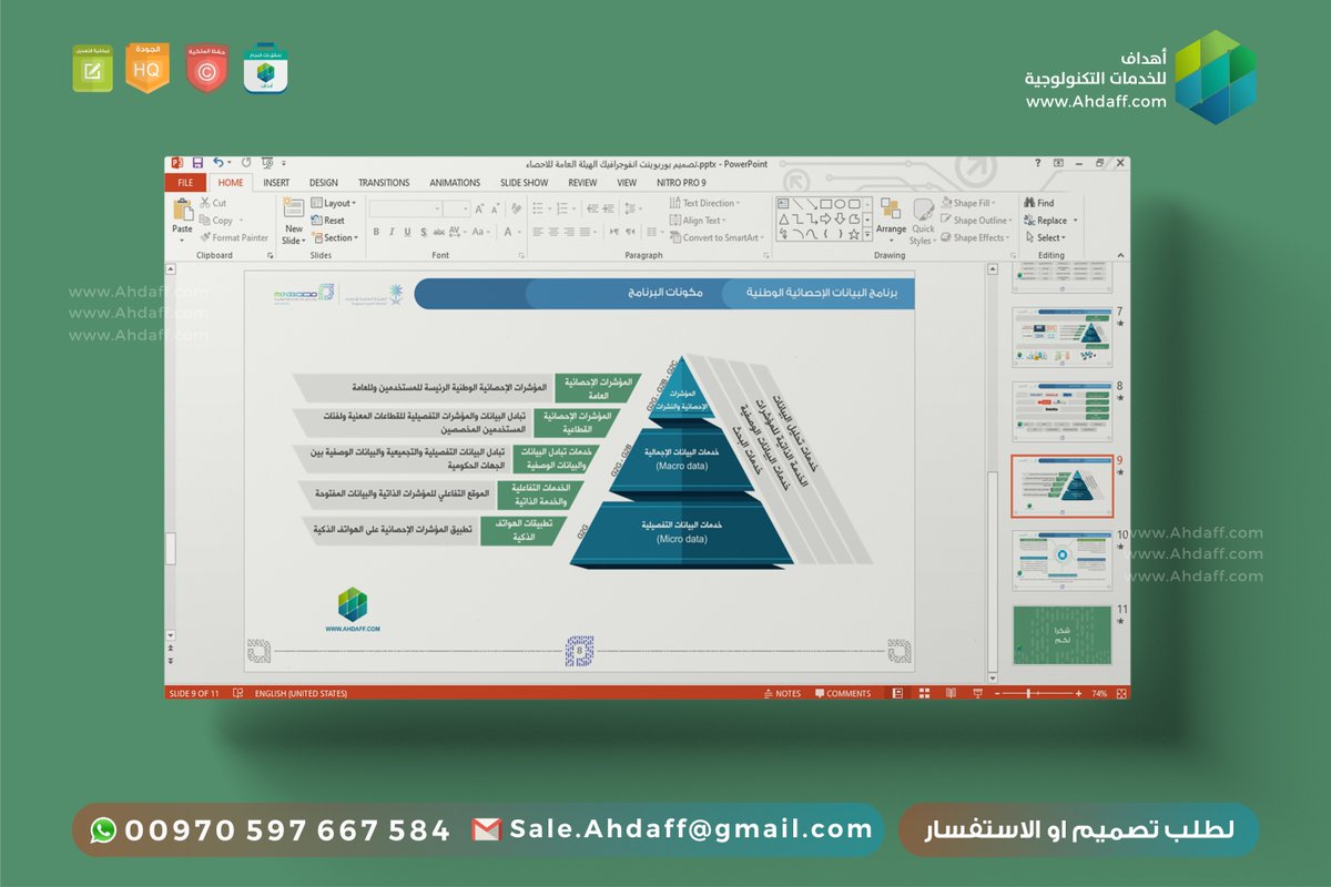 📊✨ تصميم شرائح بوربوينت إنفوجرافيك للهيئة العامة للإحصاء 📈📉
🔹 نحوّل البيانات والأرقام إلى تصاميم مرئية جذابة 👁️‍🗨️🎨
📌 احترافية – واضحة – مؤثرة

*بوربوينت *إنفوجرافيك *إحصاء *تصميم_عروض
