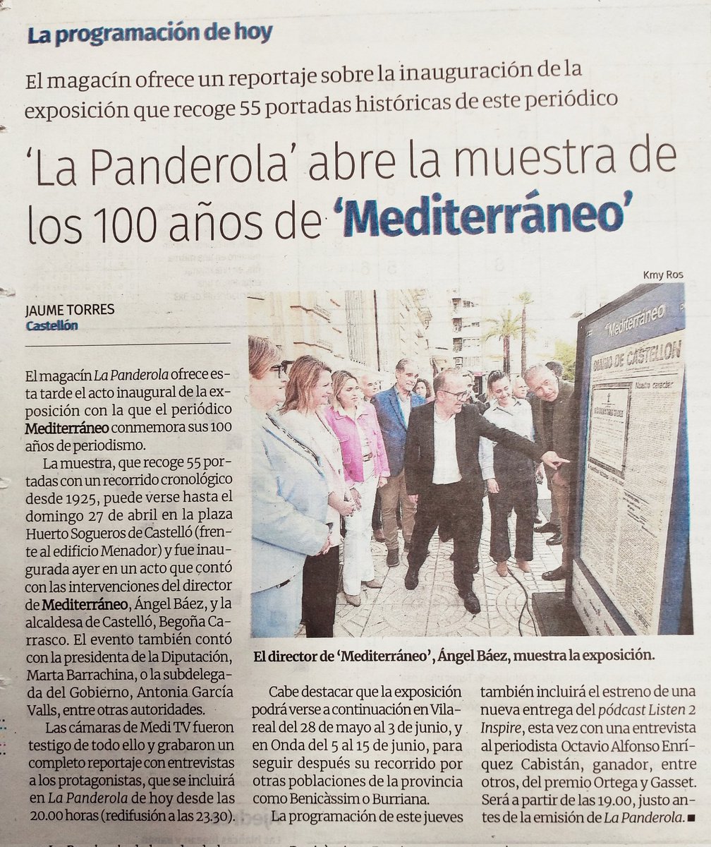 VerchiliRafa's tweet image. #meditv #elperiodicomediterraneo 
#modaespaña