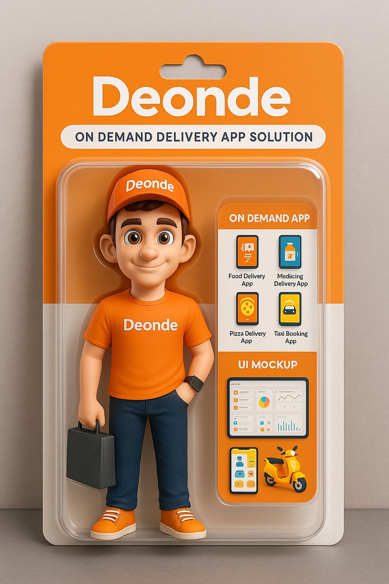 DeondeApp's tweet photo. Check out this unique artwork featuring a Deonde action figure ready to tackle all your on-demand delivery business needs!
What do you all think of our action figure form?
#AI #aigenerated #ActionFiguretrend #ActionFigureToy #deonde #ondemanddelivery https://t.co/joltJWmRlQ