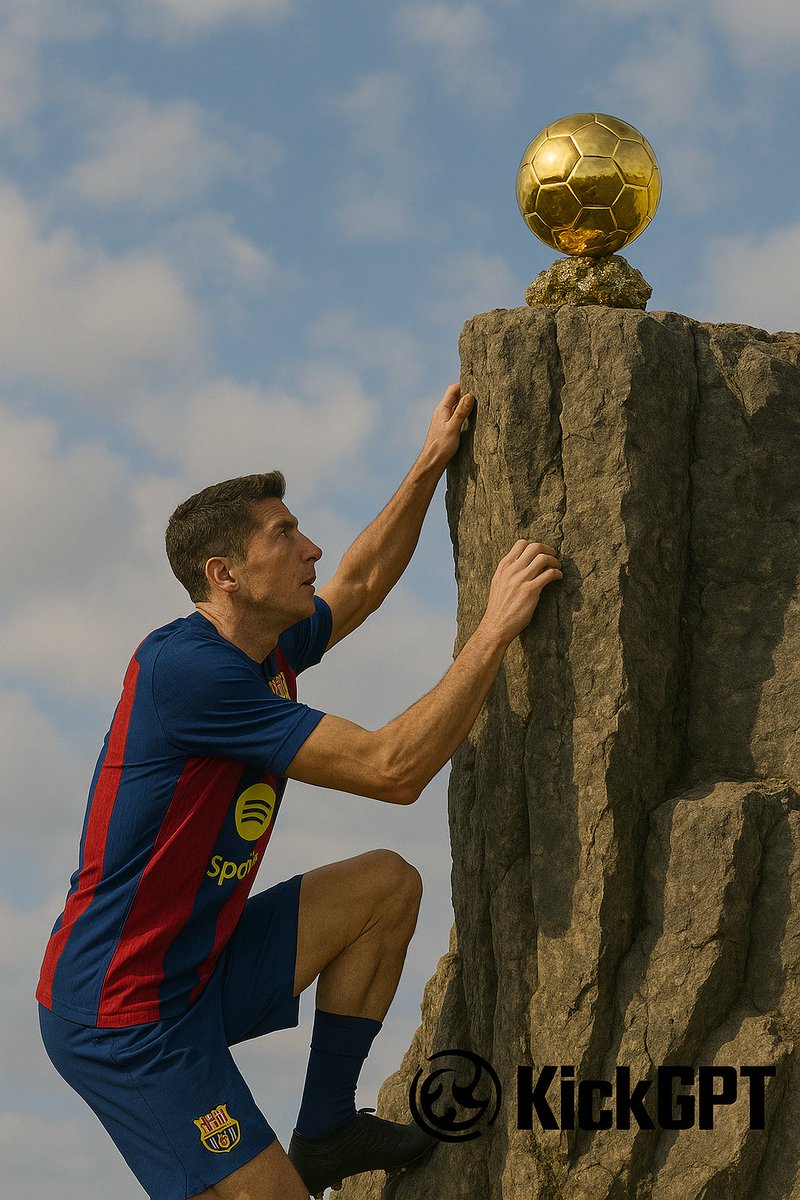 KickGPT_'s tweet photo. Two goals in a UCL quarter-final. 40 goals this season. 36 years old. What more does Lewandowski have to do for the Ballon d’Or?
👇
 Deserves it? Yes or no.
#BallonDor #UCL #UCLquarterfinals #FCBarcelona #Barça #LaLiga #FootballTwitter #GOATdebate #VeteranMagic #CLnight #StrikerGoals #Lewy #GoldenBootRace #FCB #ChampionsLeague
