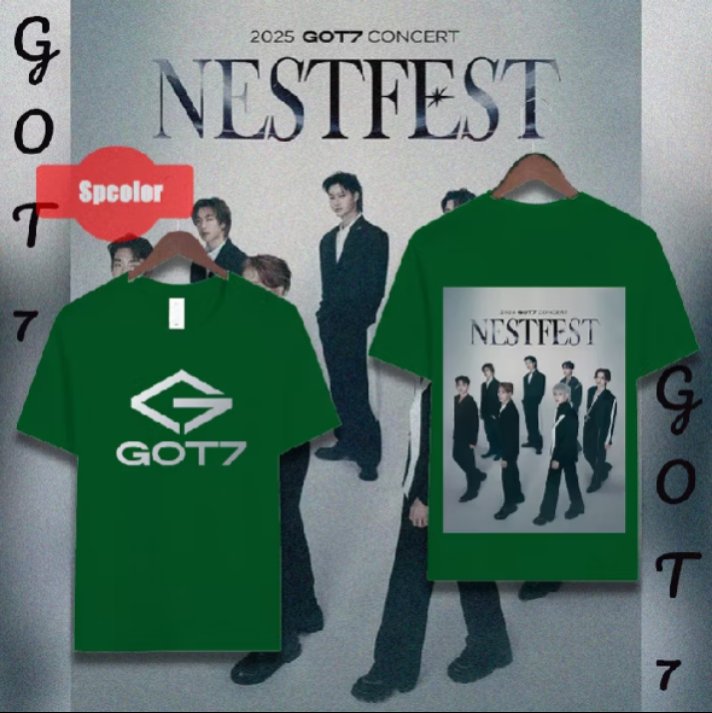 NatpaphaH456's tweet image. เสื้อ "#GOT7 "ใส่ไปคอนเสิร์ต ผ้าCotton T-Shirt #GT02 ยูนิเซ็กส์{ใส่ได้ทั้งชายหญิง}💚🕊️

📌 s.shopee.co.th/1VlkQwdSxZ

#GOT7_NESTFEST #got7 
#GOT7inราชมัง