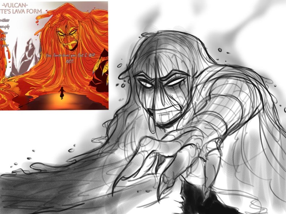 ScoutsWorld400's tweet photo. Ahhh Doodle of Vulcan again lol .✨🥀🦆✨🥀😭 Been a while, I've been wanting to draw more Tonte And Koúkla again lately so I might just do that soon!
#oc #doodles #Tonte #thomasau #lore #Poseidon #villainthomas #Vulcan https://t.co/23a4eTfH73