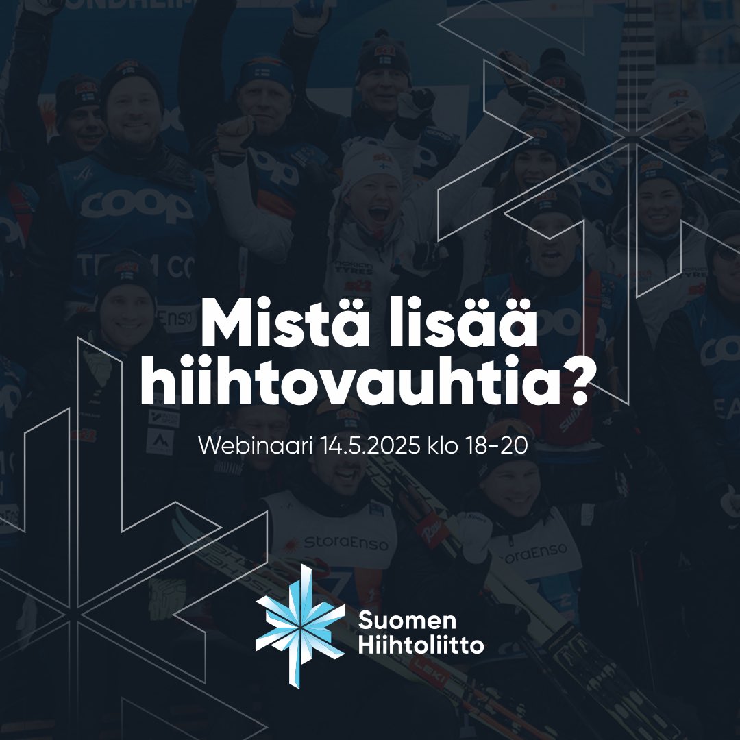 Hiihdon valmentaja- ja suksihuoltajakerhon webinaari – mistä lisää hiihtovauhtia? 
 
Valmentaja- ja suksihuoltajawebinaari järjestetään Teamsin välitykselllä 14.5. klo 18–20.  Webinaari on avoin kaikille. 

Syksyllä järjestämme perinteisen live seminaarin.