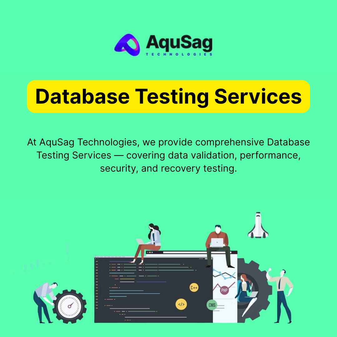 aqusag's tweet image. Is your database ready for peak performance? 🚀
AquSag Technologies offers Database Testing Servicesto ensure accuracy, security & scalability.
Stay ahead with flawless data management! 💡
👉 Learn more: aqusag.com/database-testi…
#DatabaseTesting #SoftwareTesting #AquSag