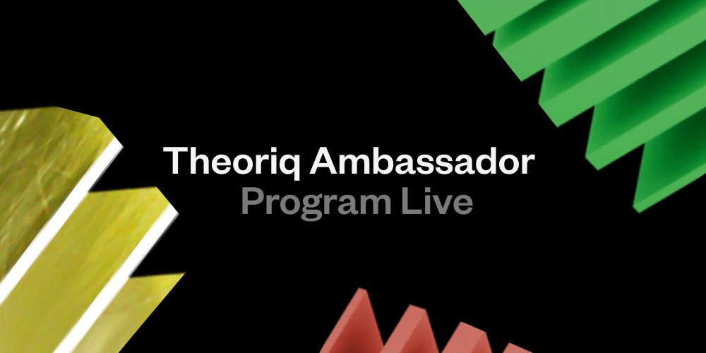 defi_blackjoker's tweet photo. After @TheoriqAI on kaito leaderboard 

Players thought: this is for yapper , this is for influencers not community . 

Well theoriq just leveled the play ground for community with their current ambassadorships program 

☞ Here is all you need to know:

The Infinity Swarm Ambassador Program empowers you to share knowledge, spark meaningful discussions, and create content that keeps the community informed and engaged while building connections within the Theoriq ecosystem.

☞ Ambassador tier

1. Thought leaders: A tier for individuals with 30K+ social media audience. 

2. Infinity Ronbot: A tier for individuals with 8K+ audience. 

3. Guroo Prime: A special tier for chosen community members, admins, and moderators to actively interact and contribute within the ecosystem.

☞ Mission

• Create meaningful contents
• Engage on theoriqs posts ( likes, comment etc)
• Host spaces ( x and other platforms)
• Offline meetups

☞ Benefits 

• Exposure 
• Usdc rewards and other bonuses
• Exclusive merchs
• Rewards monthly 

This is for everyone who believes in the future of Ai and something big. 

NB: the team has the sole authority of picking ambassadors regardless shoot your shot.

Apply here
https://t.co/EsZBOBxsef
