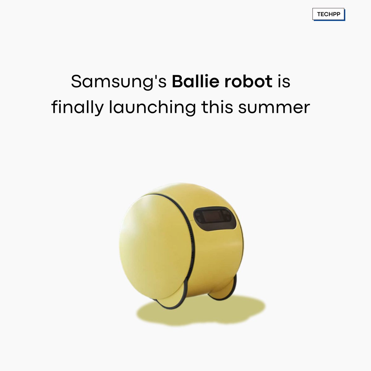 Mysterydealz's tweet image. Samsung is officially launching Ballie, its AI-powered home robot

#Ballie #Samsung #Ballierobot