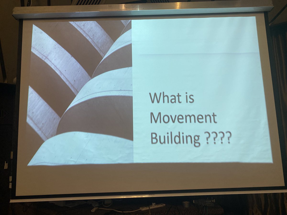 Lets gather here for a moment? 
What is Movement Building?
#yca4sotra