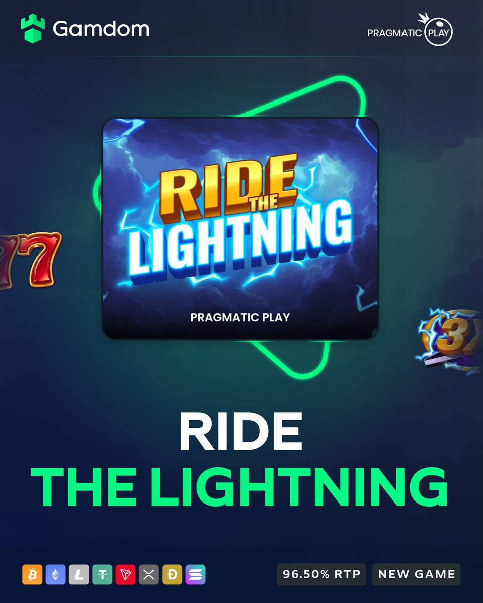 ⚡ New Game: Ride the Lightning by Pragmatic Play! ⚡

Feel the power of the storm with this 80s metal-inspired slot. Win up to 10,000x your bet! 🎸

-💚 + 🔄 + Tag a friend + Drop your userID for FREE spins!

🔗gamdom.com/casino/Ride%20…