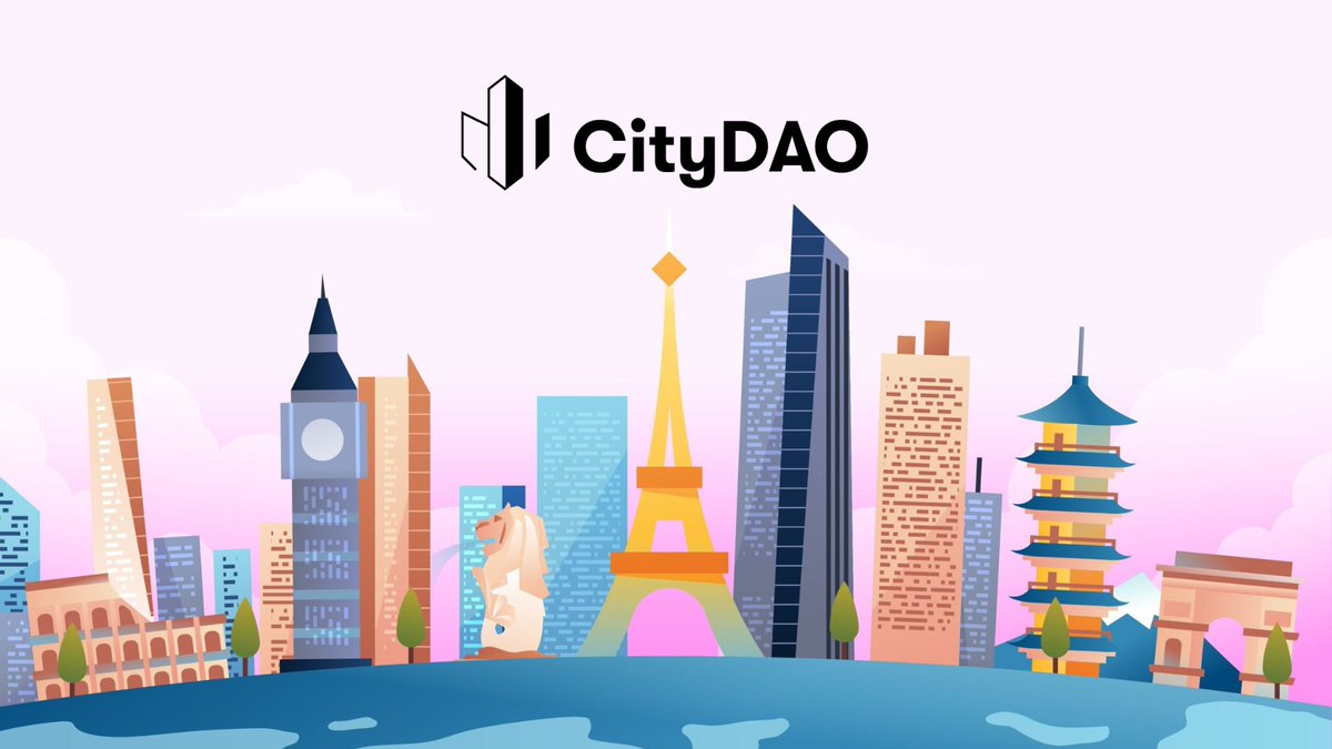 Real estate just got an upgrade 🏙️💡
With $CITY tokens &amp; smart contracts, CityDAO makes buying property global, fast, and trustless — no brokers, no BS, just blockchain-backed ownership. 
#CityDAO #Web3 #RWA