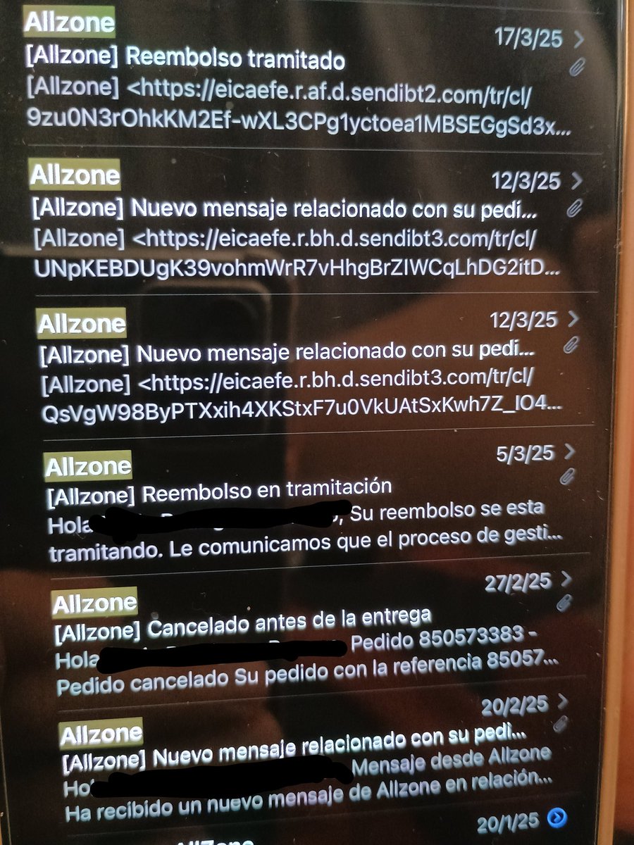 Como llega la Semana Santa, os presento mi Via Crucis personal, patrocinado por <a href="/AllZoneTienda/">Allzone</a>. ¡Ya sabes, vive tu penitencia con ellos!  Mensajes falsos diciendo cosas que nunca harán. ¿Es normal que una devolución tarde esto o es mentira que la han hecho?