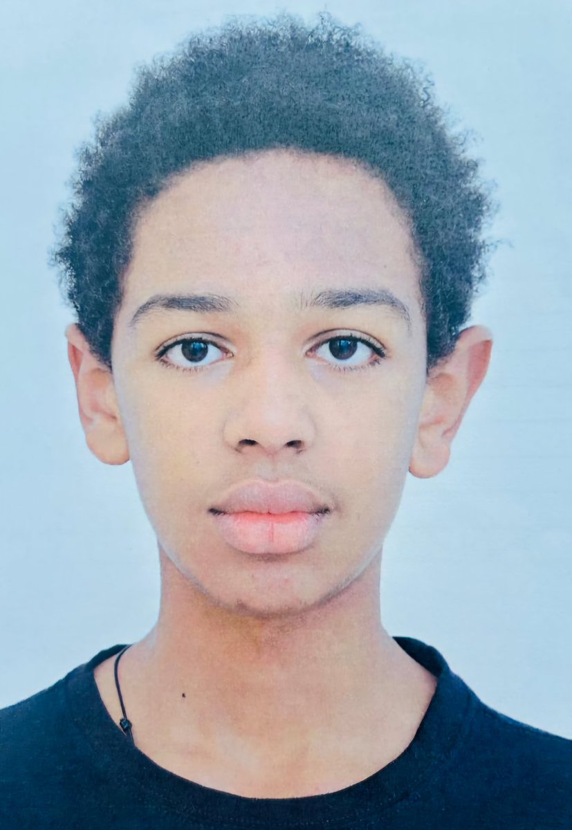LimChronicle's tweet photo. 𝗦𝗘𝗔𝗥𝗖𝗛 𝗙𝗢𝗥 𝗣𝗢𝗟𝗢𝗞𝗪𝗔𝗡𝗘 𝗠𝗜𝗦𝗦𝗜𝗡𝗚 𝗧𝗘𝗘𝗡

Police have launched a massive search after a 13-year-old boy, Nathan Tewodros Denbi, who was reported missing from The Aloes Estate Polokwane, Limpopo on Wednesday morning.

It is alleged that Nathan took direction towards Makhado and Musina on foot.

A Missing Persons File was registered for further investigation and the search is currently underway.

Anyone with information leading to the tracing of this missing person, Detective Sergeant Mokgadi Molope of Polokwane Detective Services can be contacted at 082 728 9831 or Crime Stop number 08600 10111 or MySAPS App anonymously.

#ChronicleNews