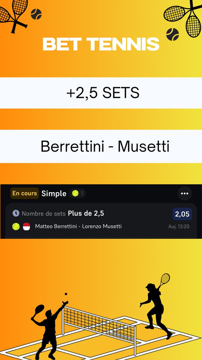BetWithAirOne94's tweet photo. On part sur ces 3 proposition avec le tennis !! https://t.co/BXrqhACpXW