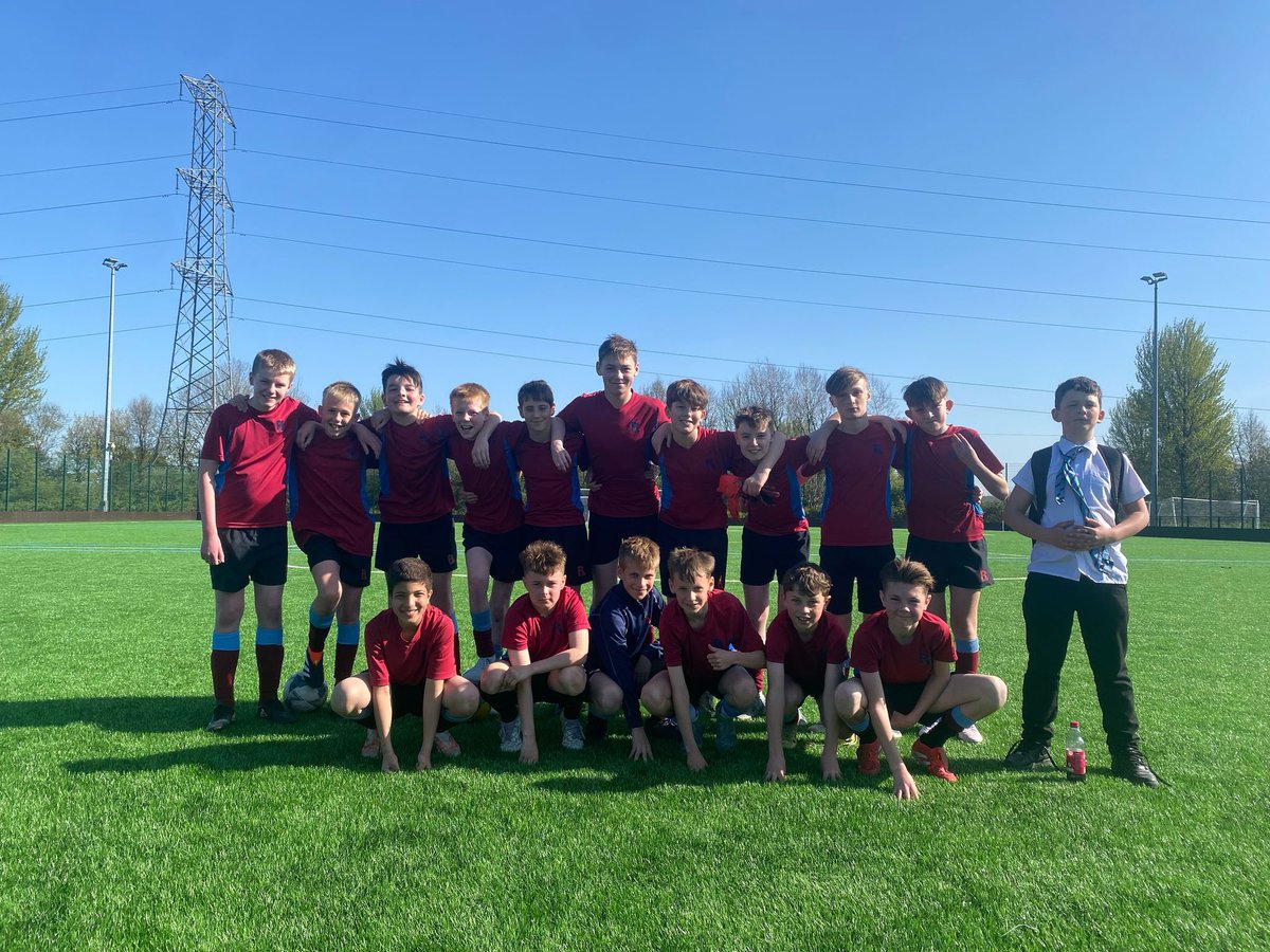 Da Iawn to our Year 7 football team who drew 5-5 with Cardiff High in an exciting, end to end game yesterday. 

It’s been a joy to take these boys this year and a big thanks to Mr Evans for all your help with the⚽️, we will miss you!