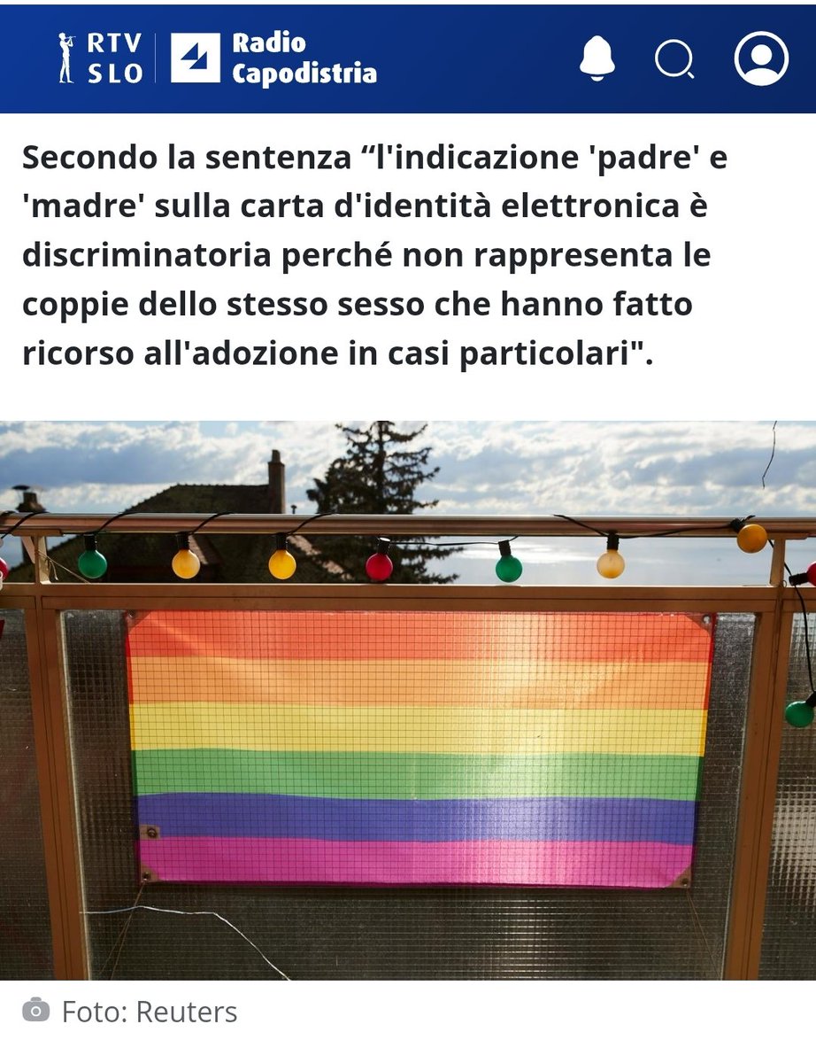 P_M_1960's tweet photo. No alla dicitura "padre" o "madre" sulla carta d'identità elettronica: la Corte di Cassazione dice "no" al Viminale e conferma che l'indicazione corretta è "genitore".
Bocciato quindi il ricorso presentato dal Viminale contro la sentenza della Corte d'Appello di Roma.
#genitore https://t.co/jkTyUKdmUJ