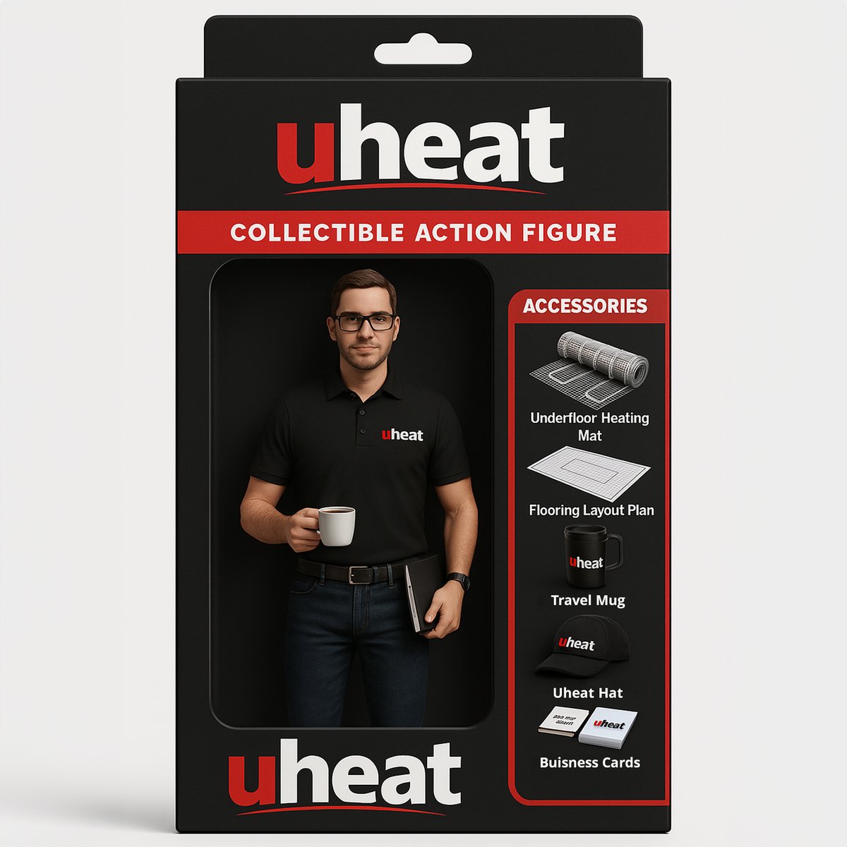 Uheat's tweet photo. Meet the Uheat Pro in action! 🔥☕
Fully equipped with a heating mat, layout plans, and the must-have travel mug – this collectible is bringing warmth and style to every project.
#Uheat #ActionFigure #HeatingHero #FlooringPro #TradespersonGoals https://t.co/wnwy2ETbP1
