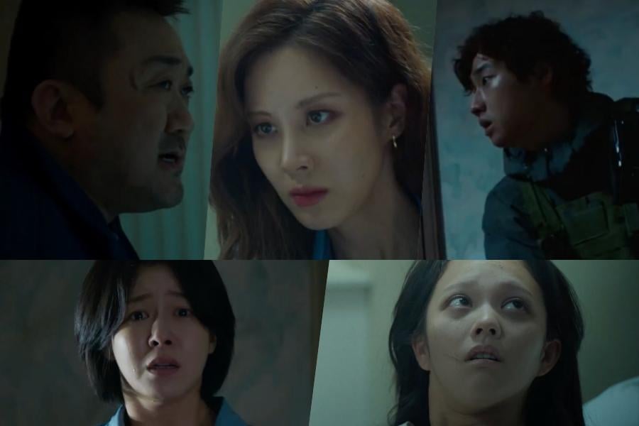 SoompiSpanish's tweet image. #MaDongSeok, #Seohyun y #DavidLee luchan ferozmente contra demonios para salvar a #JungZiSo, quien está poseída, en “#HolyNightDemonHunters” soompi.com/es/article/602…