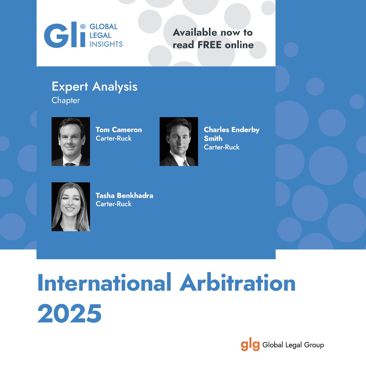 Global Legal Insights (@gli_glg) on Twitter photo What effects do trade and #FinancialSanctions have on contracts and international #arbitrations?
Join <a href="/carterruck/">Carter-Ruck</a> as it explores the impact of #sanctions on contracts under #EnglishLaw in GLI #InternationalArbitration 2025➡️: obi41.nl/2p8mpjz9 What effects do trade and #FinancialSanctions have on contracts and international #arbitrations?
Join <a href="/carterruck/">Carter-Ruck</a> as it explores the impact of #sanctions on contracts under #EnglishLaw in GLI #InternationalArbitration 2025➡️: obi41.nl/2p8mpjz9